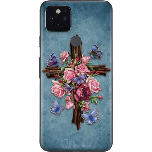 Brigid Ashwood Flower Cross Google Pixel 5 Skin
